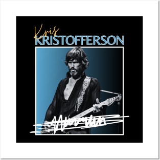 kris kristofferson///original retro Posters and Art